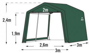 pristreška SHELTERLOGIC 3,0 x 3,0 m - 70335EU