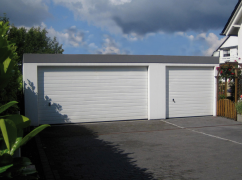 Dvojna garaža Betonska tla 598x598 cm velika vrata