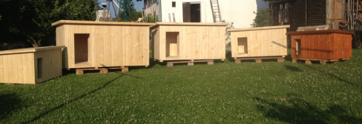 Doghouse toplo 155x85x80cm