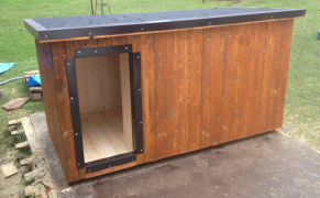 Doghouse toplo 155x85x80cm