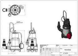 Elpumps CT 4274 univerzalna potopna blato črpalke