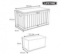 Zahradní úložný box XXL