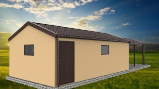 Prefab garaža z verandi