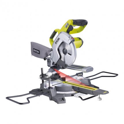 Ryobi EMS 216 L 216 mm Mitra žaga z laserjem