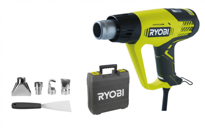 Ryobi EHG 2020 LCD Heat Gun z LCD zaslonom 2000 W