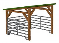 Zaščita za konje 3 x 3 m + komore plošče