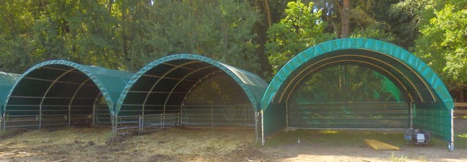 Zaščita za živino, velikosti 6 x 6 m