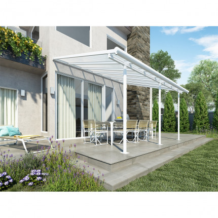 Palram Sierra 4200 bela 3 x 4,25 aluminij (montiran) pergola