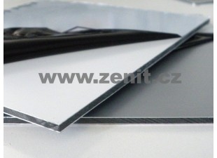 Kompozitni panel ZenitBOND Debelina: 3 Barva: bela / rdeča