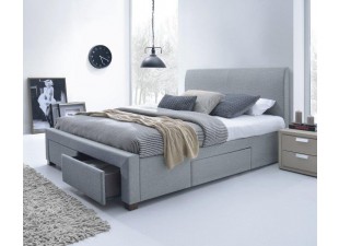 Eudora 160x200 cm postelja s skladiščenjem