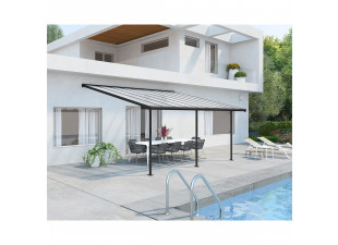 Palram Sierra 5400 siva 3 x 5,46 aluminij (montiran) pergola